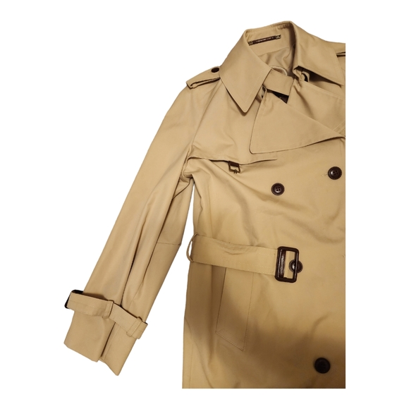 Vtg Etienne Aigner Double Breasted Trench Coat - Picture 5 of 9